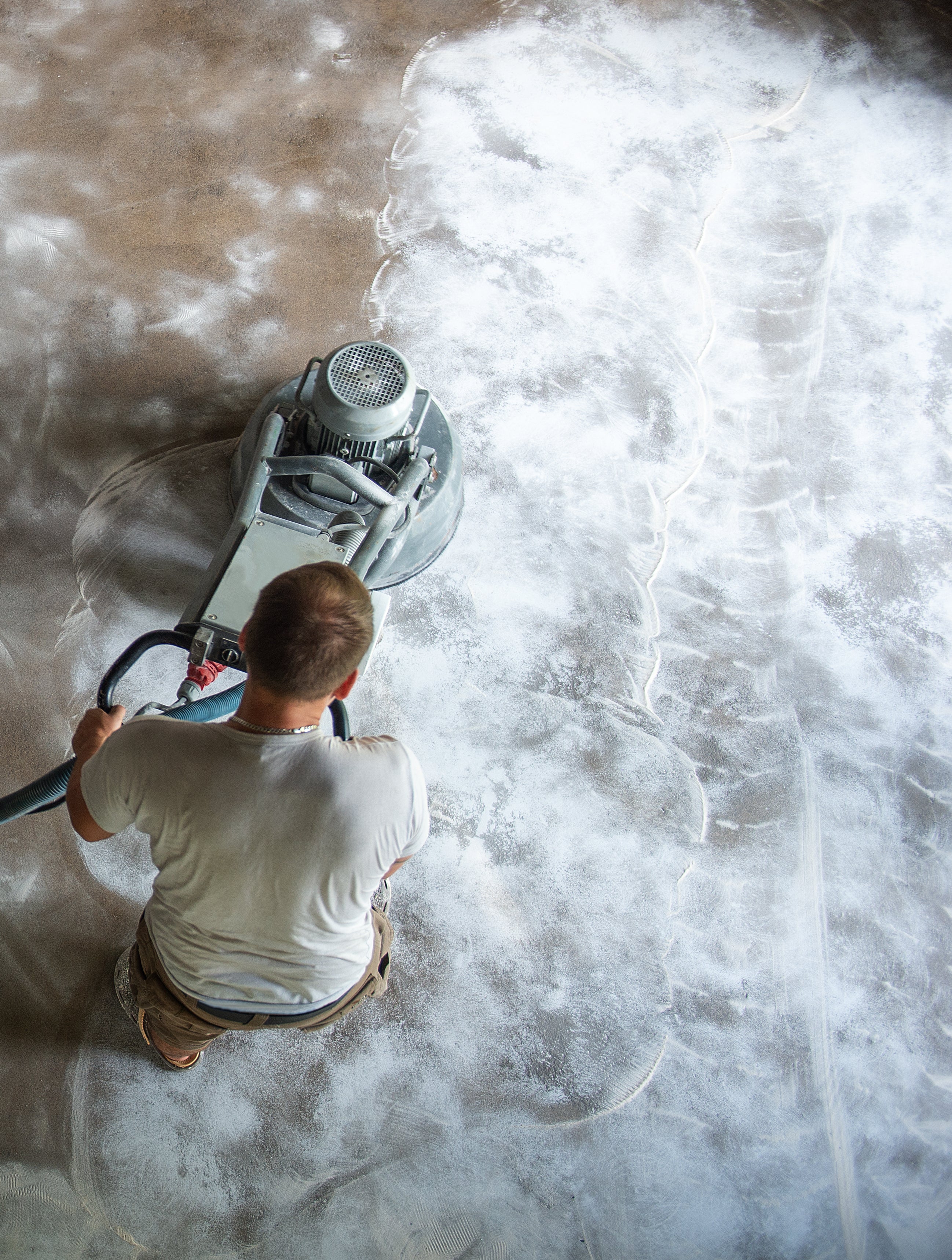 Builder workers working with concrete floor grindi 2023 11 27 04 57 24 utc